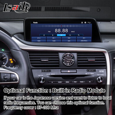 Tela de interface multimídia Lsailt Android Carplay para 2016-2019 Lexus RX Knob RX350 RX450h RX200t RX300