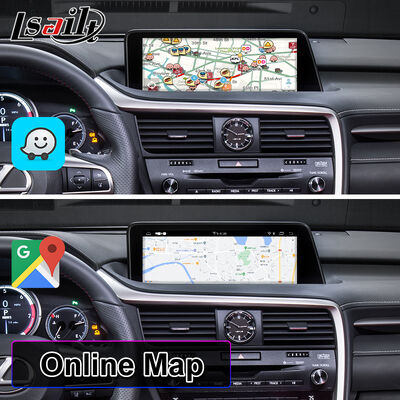 Tela de interface multimídia Lsailt Android Carplay para 2016-2019 Lexus RX Knob RX350 RX450h RX200t RX300