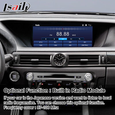 Lsailt Android Carplay Multimedia Screen para 2012-2020 Lexus GS 200t GS300h GS250 GS350 GS450h GSF GS200t