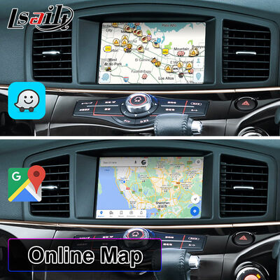 Tela multimídia Lsailt Android Carplay para Nissan Elgrand E52 2010-2020