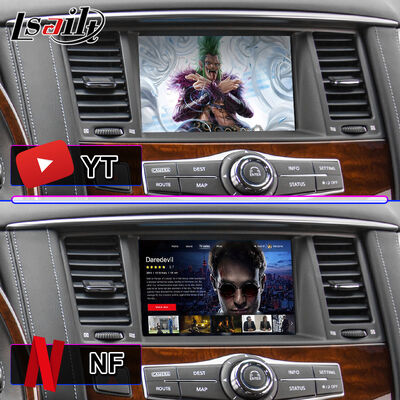 Tela multimídia Lsailt Android Carplay para 2010-2017 Infiniti QX80 QX56