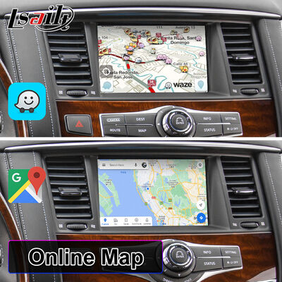 Tela multimídia Lsailt Android Carplay para 2010-2017 Infiniti QX80 QX56