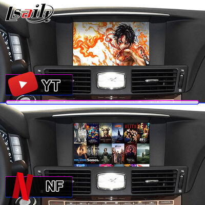 Lsailt Android Carplay Multimedia Screen para 2010-2023 Infiniti M25 M30d M37 M56 M35h Y51 Q70
