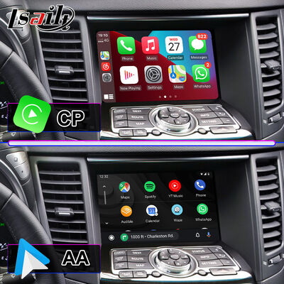 Tela multimídia Lsailt Android Carplay para 2008-2017 Infiniti FX35 FX37 FX50 FX30D FX QX70