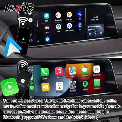 Interface de Vídeo CarPlay/Android para Sistemas Multimídia Lexus para RX450H RX350 de 12,3 Polegadas 2016-2021 com YouTube, NetFlix, Android Auto Integrados