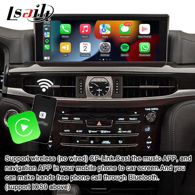 Módulo de atualização Android OEM para LX570 Lexus RX GX LS NX ES Integração CarPlay sem fio, Android Auto, YouTube, Netflix