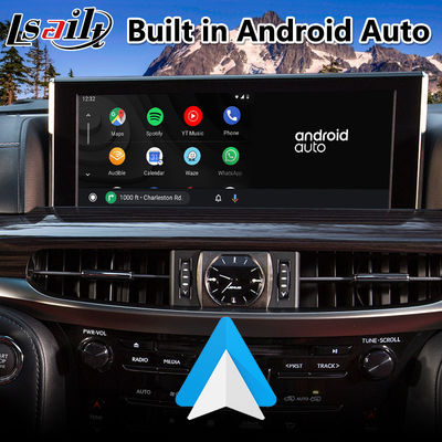 Lsailt Android Carplay Interface de vídeo multimídia Para 2016-2021 Lexus LX 570 LX570