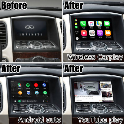 Infiniti QX50 / EX EX35 EX37 Car android 13 Caixa de interface do sistema Com carplay Android auto display Lsailt