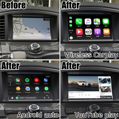 Nissan Elgrand Quest E52 Android 13 interface de vídeo Box carplay módulo automático Android 8+128