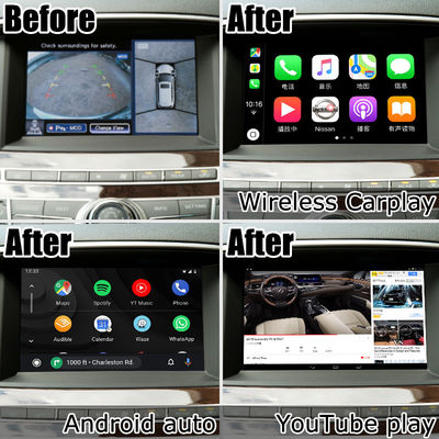 Infiniti QX60 GPS Android Auto Carplay Sistema de Navegação Multimédia Interface Android 11 8+128GB