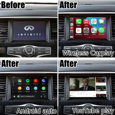 Carplay Android Auto Multimédia Interface Box Interface de vídeo Infiniti QX80 2018