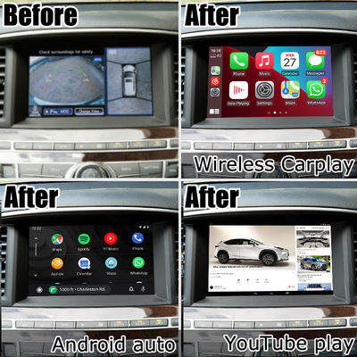 Android 13 Carplay interface Box Yandex Navi Para Infiniti QX60 / JX35 Qualcomm 8+128 sistema