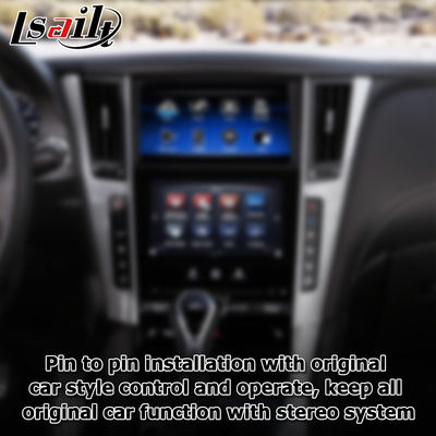 Interface GPS carplay, 8+128GB Android 11 interface de caixa de navegação para Infiniti Q50 / Q60