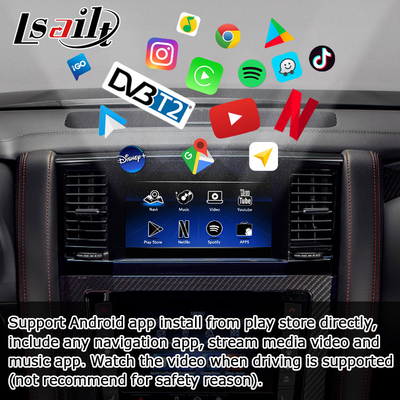 O OEM Carplay baseou a caixa do AI da relação de Android para Nissan Patrol Y62 2020