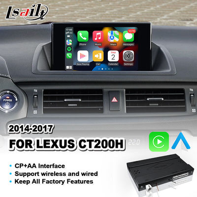 Android Auto Carplay Interface para Lexus CT200H CT 200h Controle de mouse 2014-2017