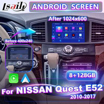 Lsailt 8 polegadas Android Multimédia Carplay Interface Screen para 2011-2017 Nissan Quest E52