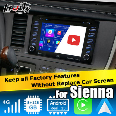 Android 13 Carplay interface de vídeo Android caixa automática Para Toyota Sienna